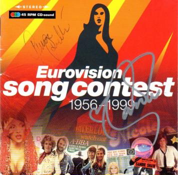 Eurovision Song Contest - 1956 -1999 - Best of - 2 CD - SIGNED CAROLA + CHARLOTTE PERRELLI